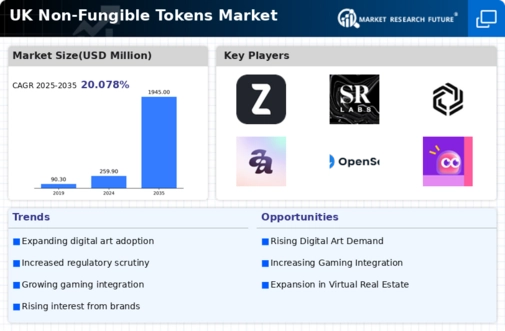 UK Non Fungible Tokens Market Infographic