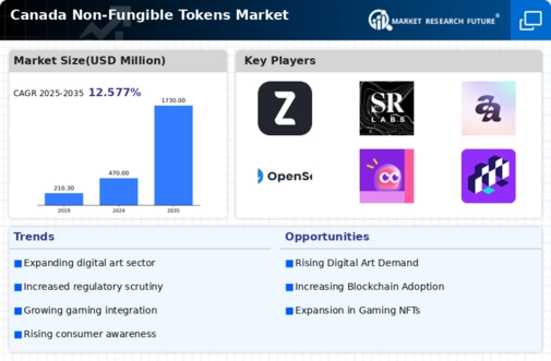 Canada Non Fungible Tokens Market Infographic