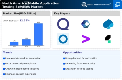 North America Mobile Application Testing Services Market Infographic