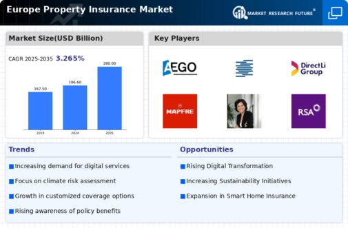 Europe Property Insurance Market Infographic