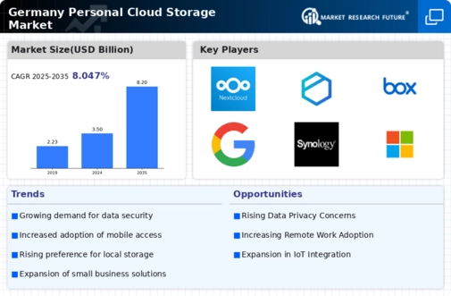 Germany Personal Cloud Storage Market Infographic