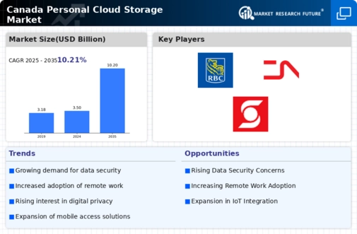 Canada Personal Cloud Storage Market Infographic