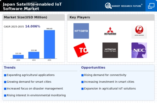 Japan Satellite Enabled Iot Software Market Infographic
