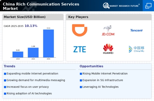 China Rich Communication Service Market Infographic
