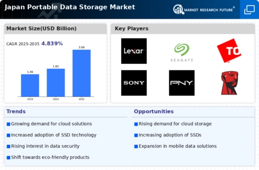 Japan Portable Data Storage Market Infographic