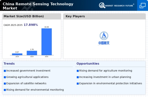 China Remote Sensing Technology Market Infographic