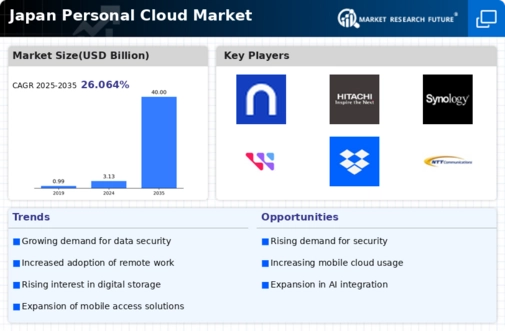 Japan Personal Cloud Market Infographic