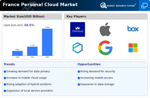 France Personal Cloud Market Infographic
