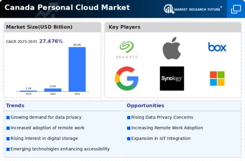 Canada Personal Cloud Market Infographic