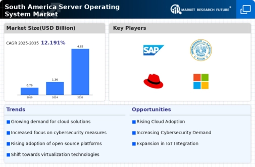 South America Server Operating System Market Infographic