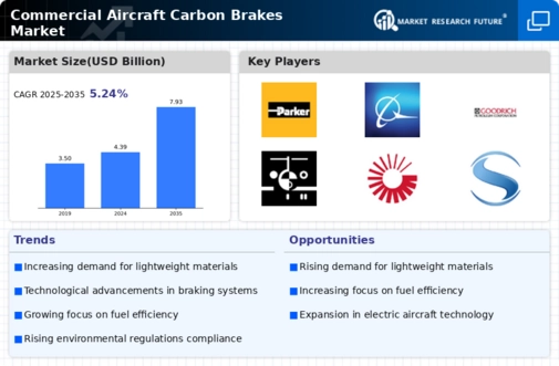 Commercial Aircraft Carbon Brakes Market Infographic