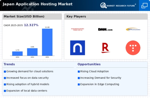 Japan Application Hosting Market Infographic