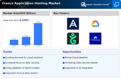 France Application Hosting Market Infographic