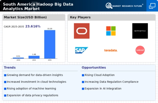 South America Hadoop Big Data Analytics Market Infographic