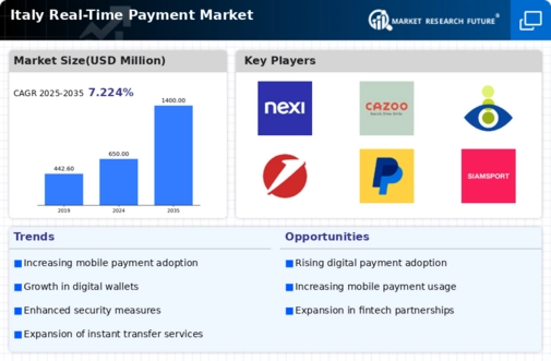 Italy Real Time Payment Market Infographic