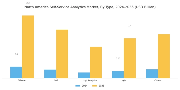 North America Self Service Analytics Market Segment Image 0