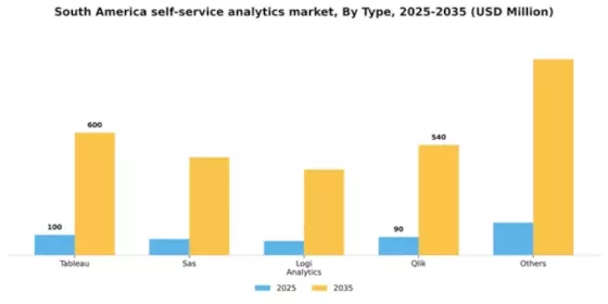 South America Self Service Analytics Market Segment Image 4
