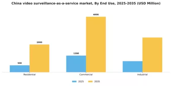 China Video Surveillance As A Service Market Segment Image 3