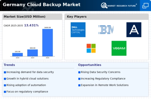 Germany Cloud Backup Market Infographic