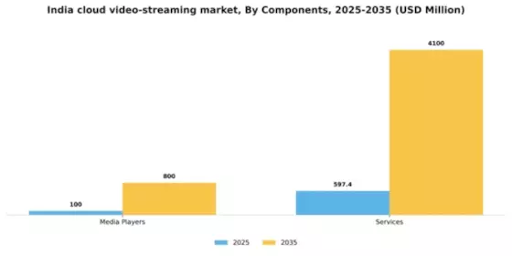 India Cloud Video Streaming Market Segment Image 1