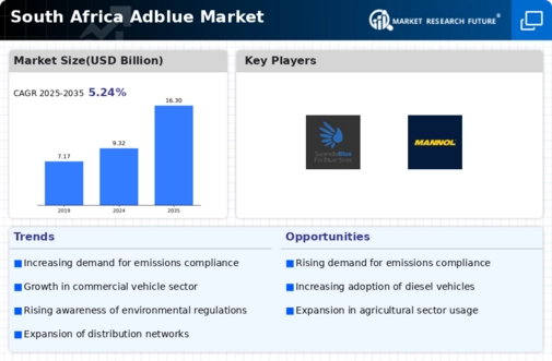 South Africa AdBlue Oil Market Infographic