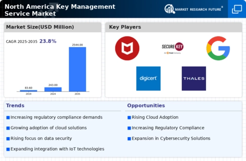 North America Key Management Service Market Infographic