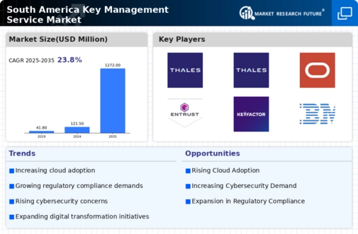South America Key Management Service Market Infographic