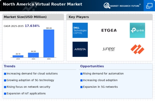 North America Virtual Router Market Infographic