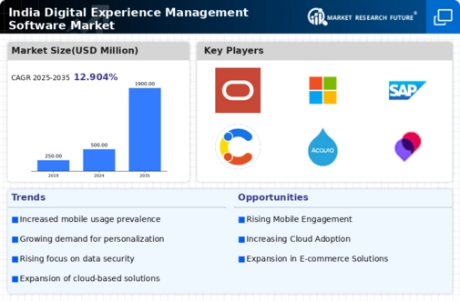 India Digital Experience Management Software Market Infographic