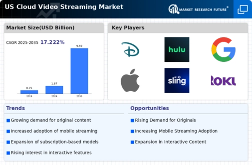 US Cloud Video Streaming Market Infographic