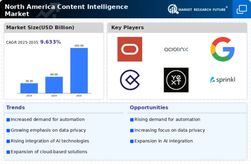 North America Content Intelligence Market Infographic