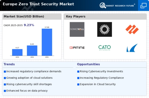 Europe Zero Trust Security Market Infographic