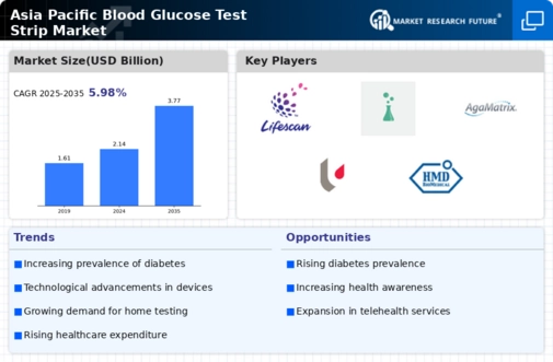 Asia Pacific Blood Glucose Test Strip Market Infographic