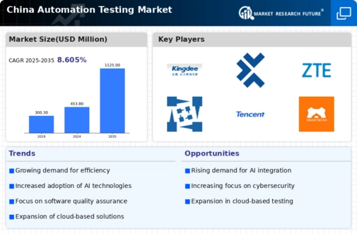 China Automation Testing Market Infographic