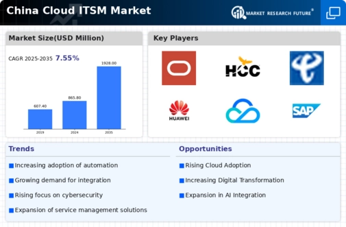 China Cloud Itsm Market Infographic