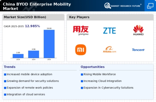 China Byod Enterprise Mobility Market Infographic