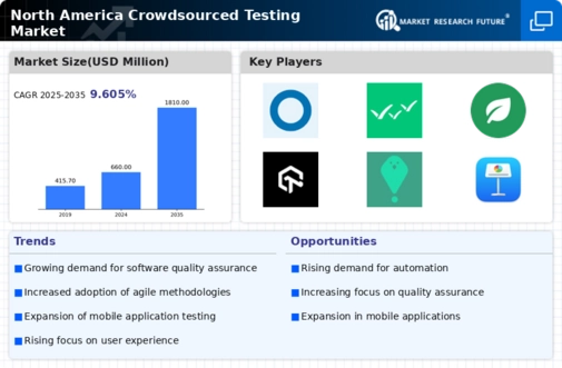 North America Crowdsourced Testing Market Infographic