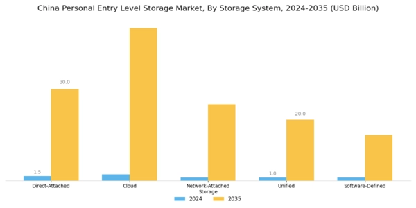 China Personal Entry Level Storage Market Segment Image 1