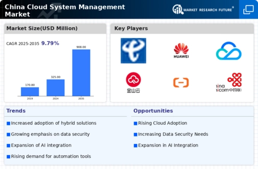 China Cloud System Management Market Infographic