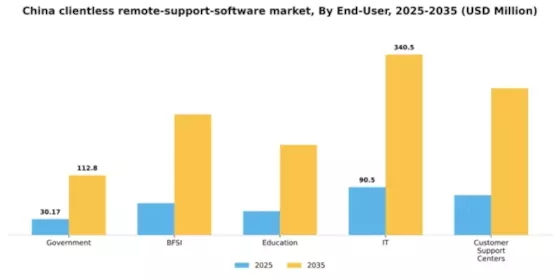 China Clientless Remote Support Software Market Segment Image 1