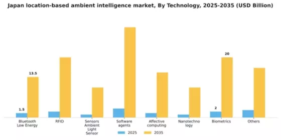 Japan Location Based Ambient Intelligence Market Segment Image 2
