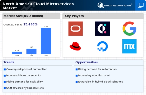 North America Cloud Microservices Market Infographic
