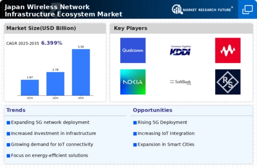 Japan Wireless Network Infrastructure Ecosystem Market Infographic