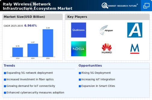 Italy Wireless Network Infrastructure Ecosystem Market Infographic