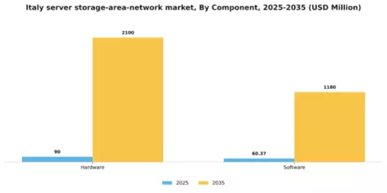 Italy Server Storage Area Network Market Segment Image 0