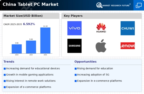 China Tablet Pc Market Infographic