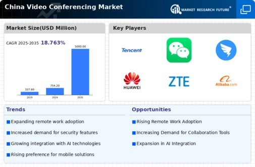 China Video Conferencing Market Infographic