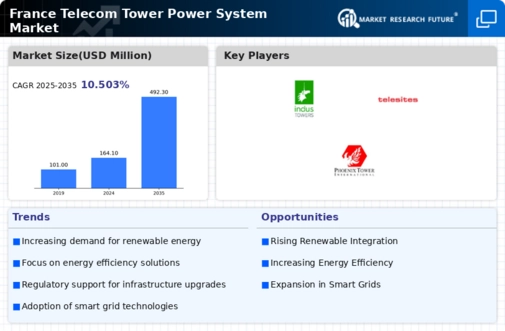 France Telecom Tower Power System Market Infographic