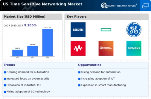 US Time Sensitive Networking Market Infographic