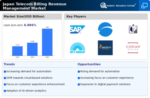 Japan Telecom Billing Revenue Management Market Infographic